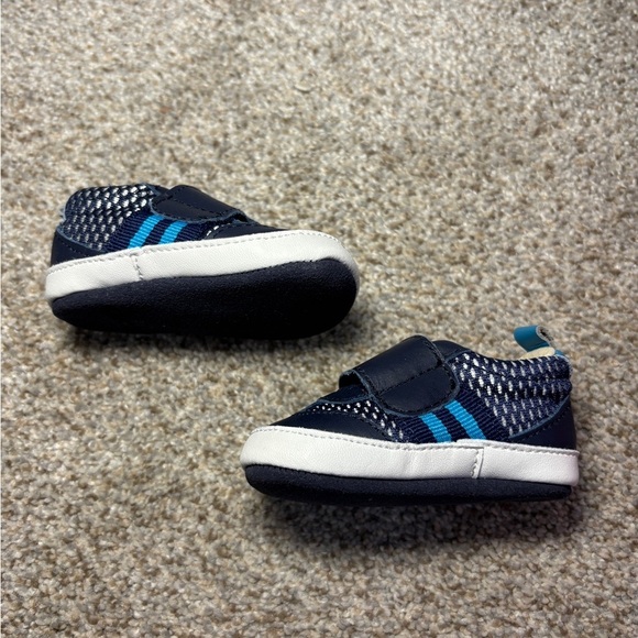 Robeez Other - ROBEEZ First Kicks boys shoes Finn Navy 0-3 months first walkers